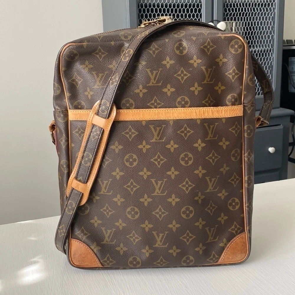 Louis Vuitton Monogram Danube GM Travel Unisex Crossbody Bag